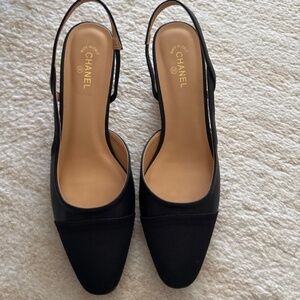 SOLD chanel black pumps